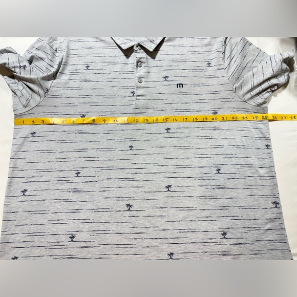 TRAVIS MATHEW Men's Light gray Draggin' Anchor short sleeve shirt size XXL - Picture 15 of 16